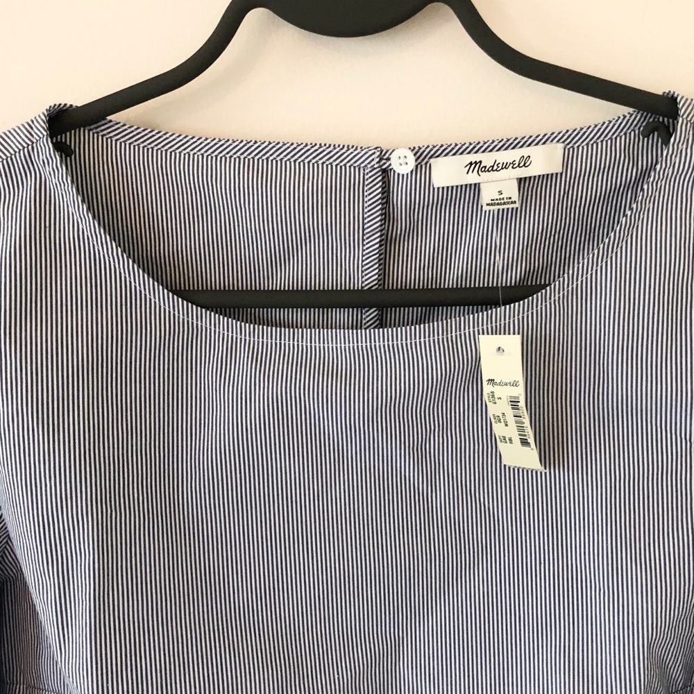 Madewell Striped Bell-Sleeve Top - Picture 6 of 6